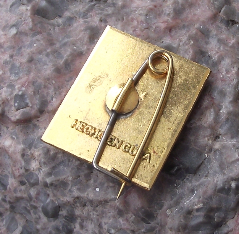 1983 Cuba Havana Flemacon Workers Association Trade Union Pin Badge