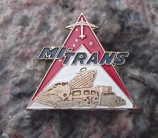 Vintage Cuba Cuban MITRANS Ministry of Transport Pin Badge