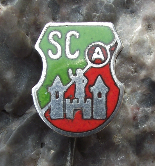 Vintage SC Aufbau Magdeburg Football Team Pin Badge
