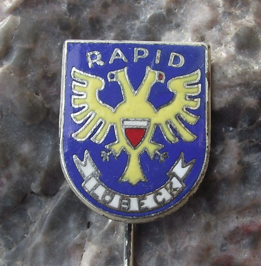 Vintage SC Rapid Lubeck Football Club Germany Team Pin Badge