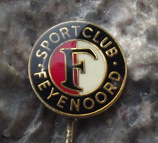 Vintage Feyenoord Rotterdam Football Club Soccer Pin Badge