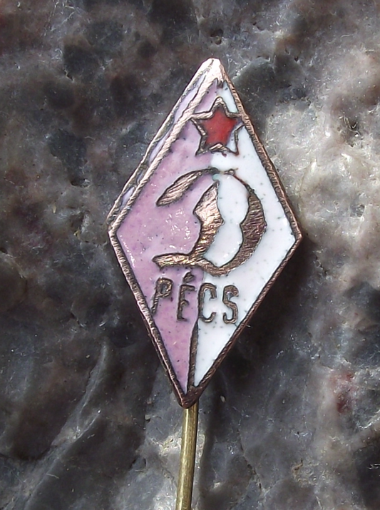 Vintage Pecsi Dozsa SE Budapest Pecs Pécs Football Team Pin Badge