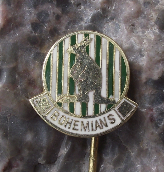 Vintage Bohemians Prague Praha Kangaroo Mascot Football Club Pin Badge