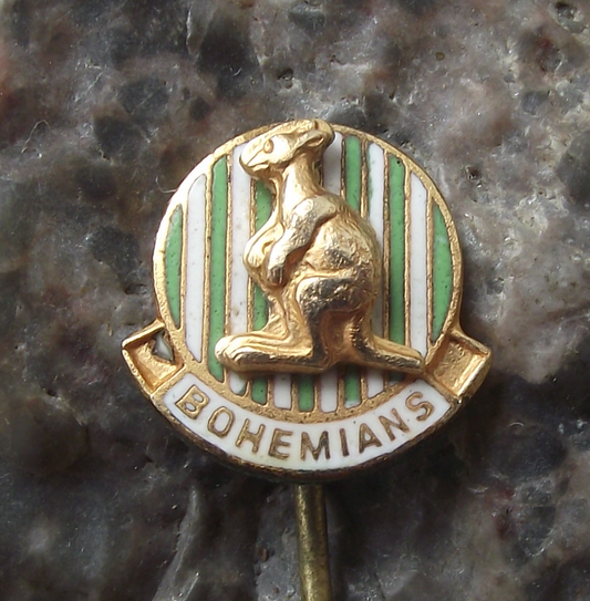 Vintage Bohemians Prague Praha 1905 Kangaroo Mascot Football Club Pin Badge