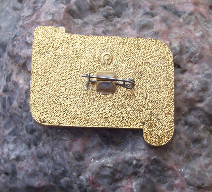 Vintage Russian Baltic Fleet Corvette Vityaz Sailing Vessel Boat Pin Badge