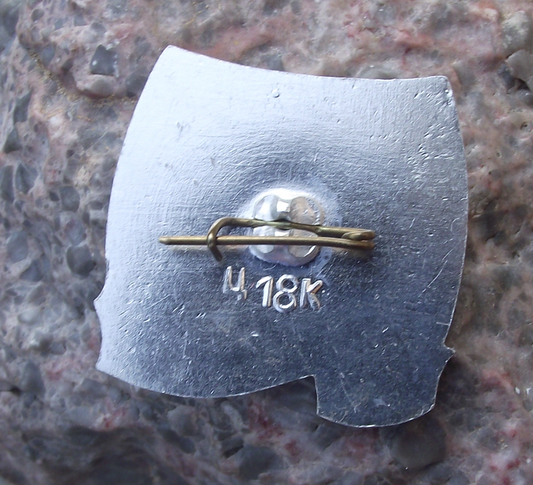 Vintage Russian Ship 17th Century Sailing Brig Vessel Boat Pin Badge - Badgecrazy