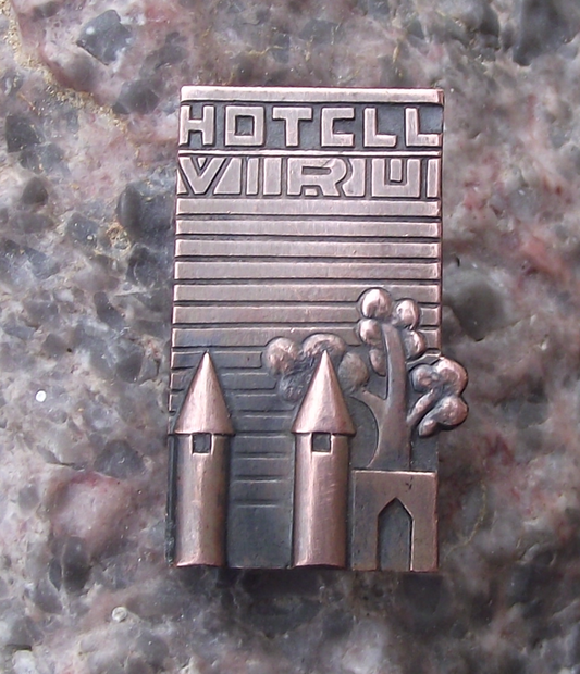 Vintage High Rise Hotel Sokos Viru Tallinn Pin Badge
