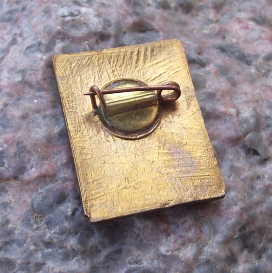 1958 Georgia Tbilisi 1500 Anniversary Palace Funicular Railway Pin Badge