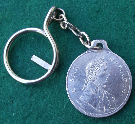 Vintage Emporer Napoleon Souvenir Keychain Keyring