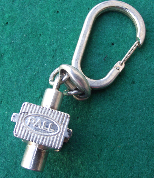 Vintage Pall Filtration Products American Engineering Keychain Keyring