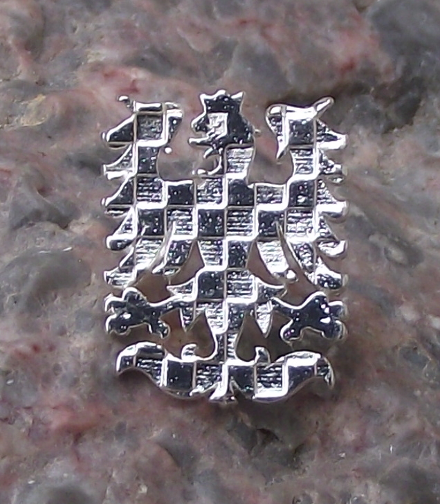 Moravian Eagle Czechia Coat of Arms Czechoslovakia Pin Badge