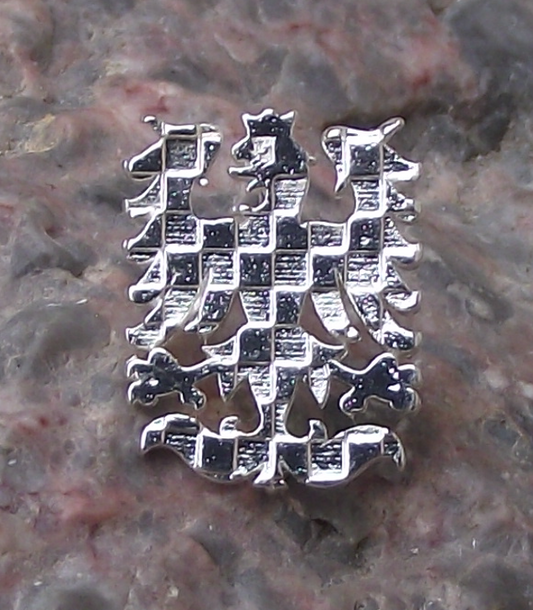 Moravian Eagle Czechia Coat of Arms Czechoslovakia Pin Badge