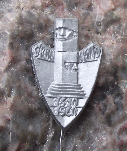 1960 Battle of Grunwald Monument Poland Lithuania Pin Badge