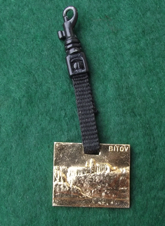 Vintage Vranov Dam and Bítov Castle Czechoslovakia Tourist Keychain Keyring
