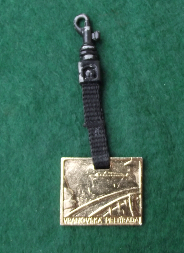 Vintage Vranov Dam and Bítov Castle Czechoslovakia Tourist Keychain Keyring