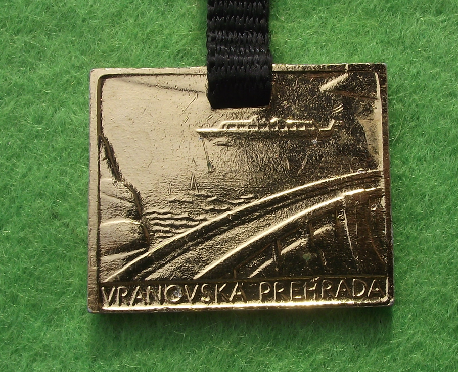 Vintage Vranov Dam and Bítov Castle Czechoslovakia Tourist Keychain Keyring