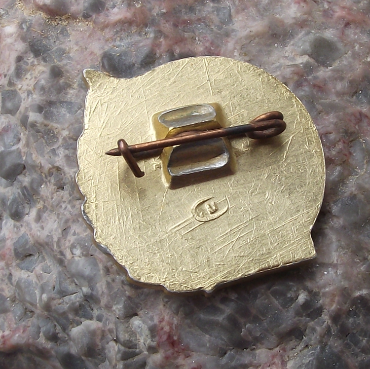 1961 Vostok 1 Yuri Gagarin Space Rocket over Moscow Kremlin Pin Badge