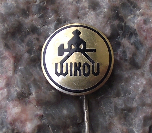 Vintage Wikov Motor Car Company Czech Auto Logo Pin Badge