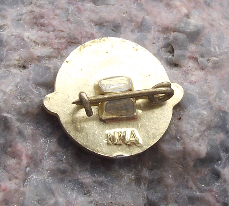 Vintage Sputnik 1 Satellite Earth Orbit Russian Red Ball Space Pin Badge