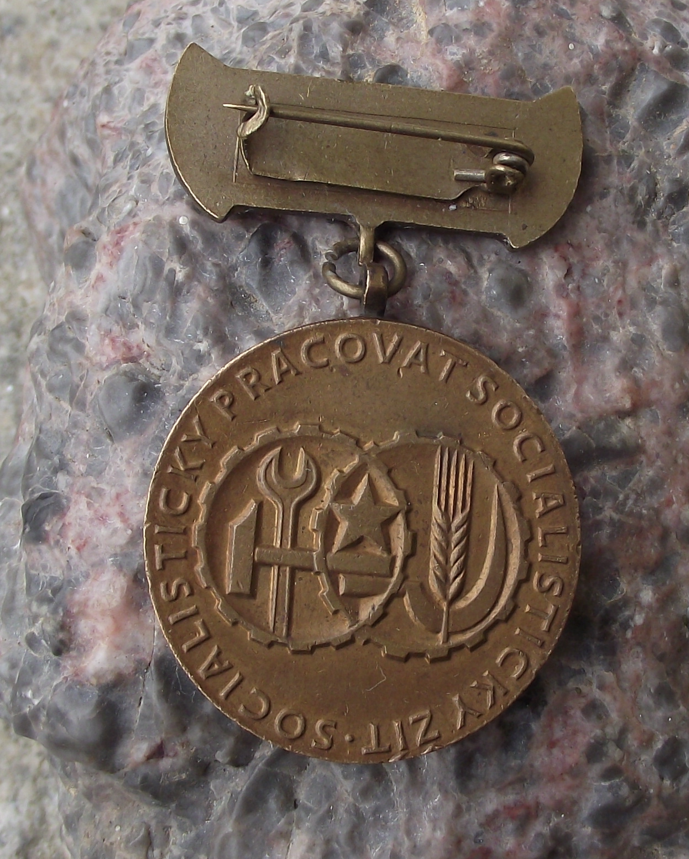 Vintage Czechoslovakia Soviet Union SCSP BSP Socialism Medal