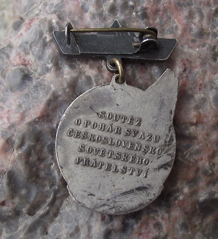 Vintage Czechoslovakia Soviet Union SCSP Fellowship Cup Competition Medal