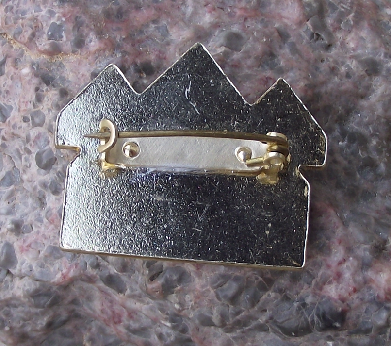 Vintage Pioneer Czech Pionyr Youth Camping Award Stage 1 Tents ROH Pin Badge