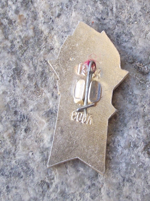 1972 Soviet Union Pioneer Communist Youth Lenin Flag 50th Anniversary Pin Badge