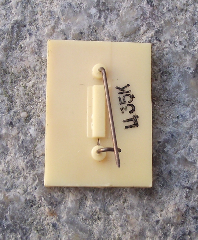 Vintage Soviet Union River Cruiser Ship Odessa Lighthouse Mirror Pin Badge - Badgecrazy