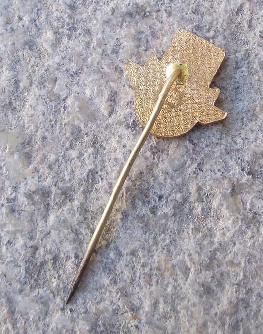 Vintage Czech Hunting Association CMS Ceske Budejovice Deer Stag Pin Badge