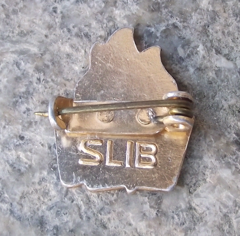 Vintage Czechoslovakia Pioneer Youth Group Logo Promise Slib Pin Badge
