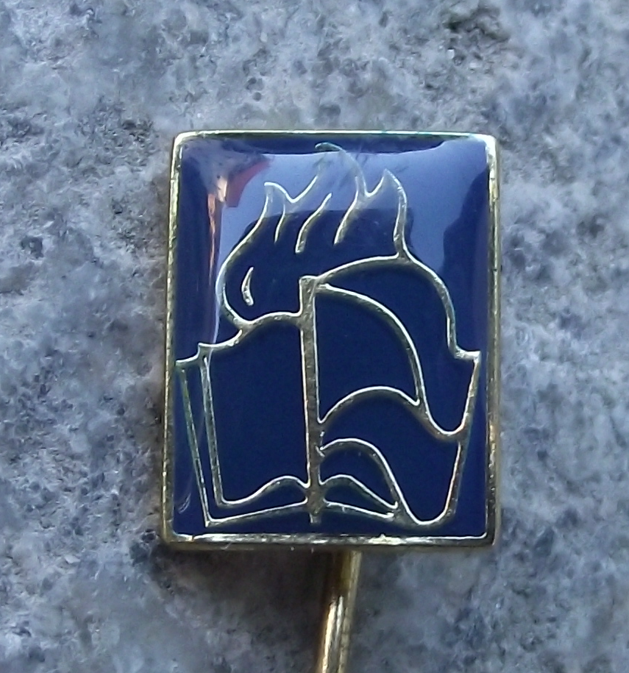 Vintage Czechoslovakia Pioneer Youth Group Movement Official Logo Pin Badge