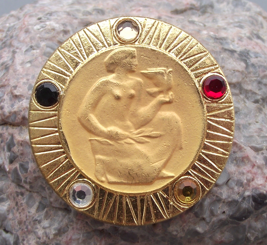 1965 FDJF Women's International Democratic Federation Anniversary Pin Badge