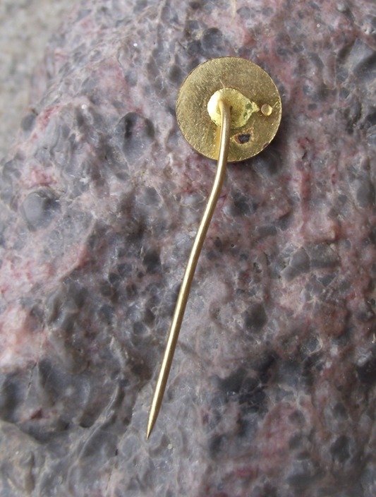 Vintage Esperanto Language Association Ostrava Green Star Pin Badge - Badgecrazy