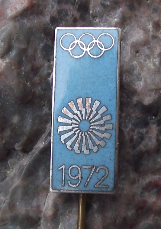 1972 Munich Olympic Games Official Logo Pin Badge