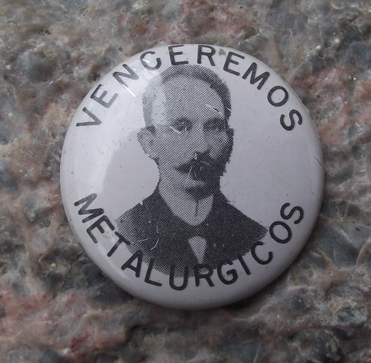 Vintage Cuba Cuban National Hero Venceremos Jose Martí Pin Badge
