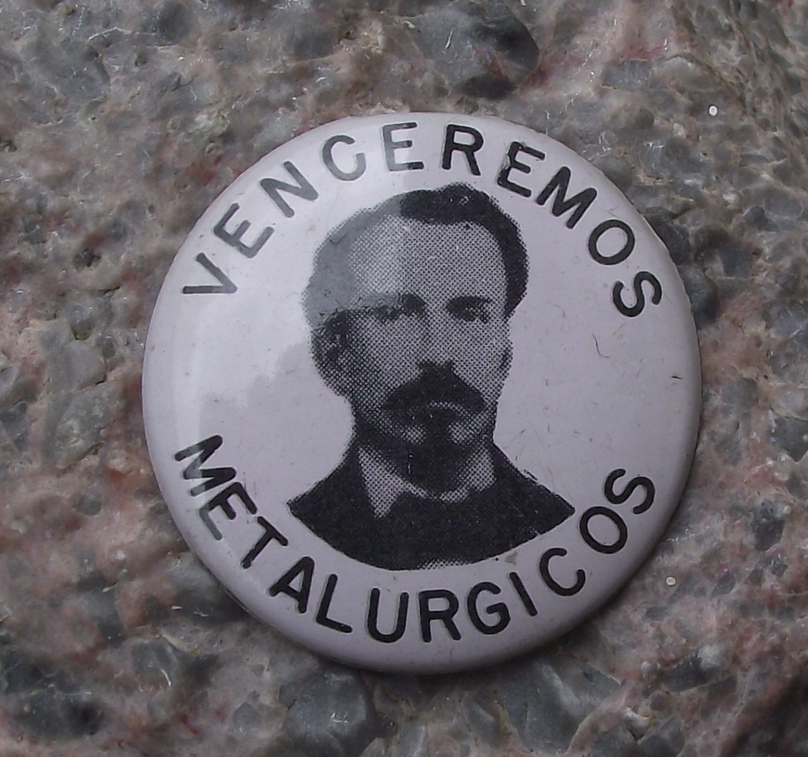 Vintage Cuban National Hero Venceremos Carlos Manuel de Céspedes Pin Badge
