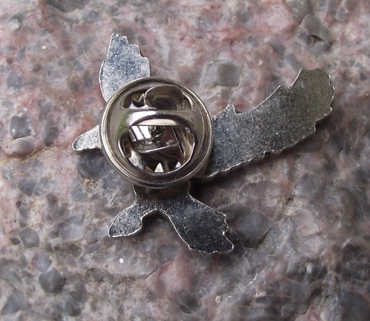 European Black Crow Corvid Corvidae Family Garden Bird Pin Badge - Badgecrazy