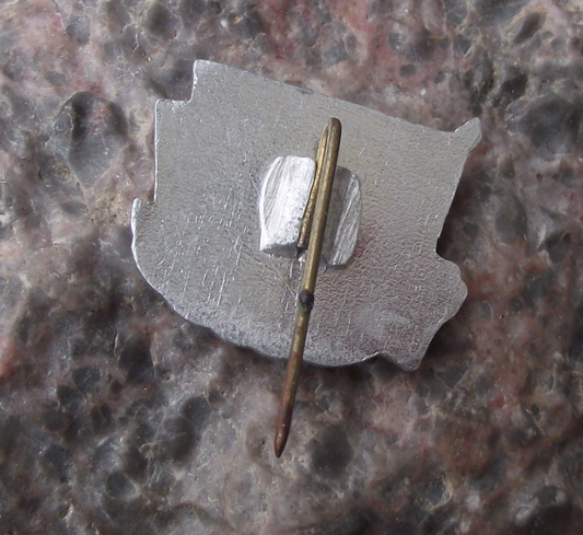 1953 North Korea Flag Panmunjom Peace Treaty Korean War Pin Badge