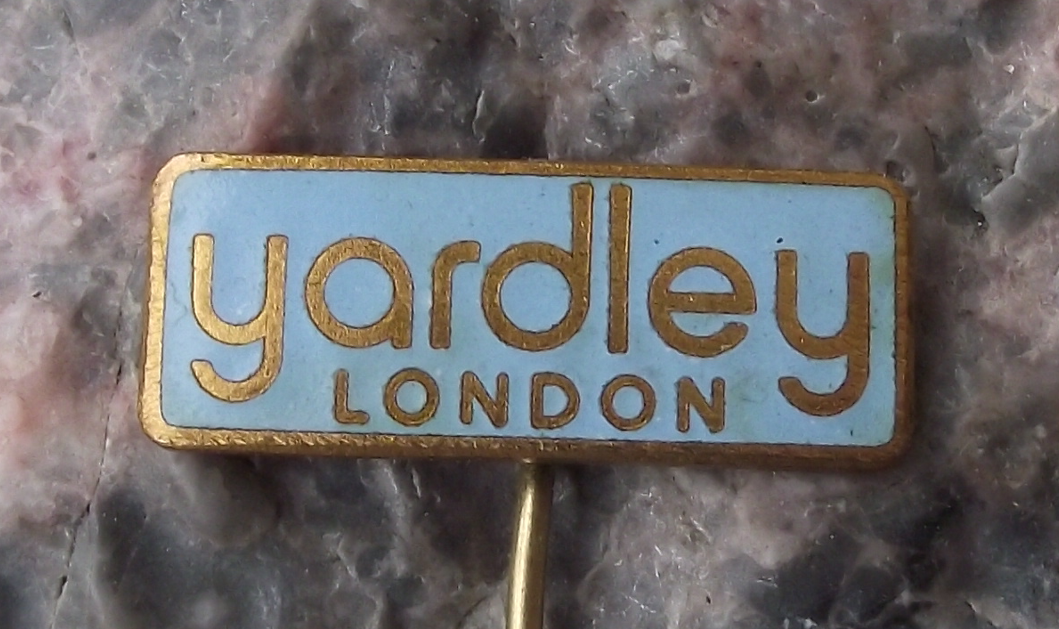 Vintage Yardley London British Fashion Company Pin Badge