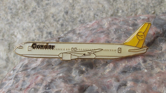 Vintage Condor German Airlines Boeing 767 Aircraft Pin Badge - Badgecrazy