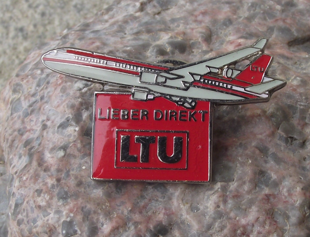 LTU Airlines McDonnell Douglas MD-11 Passenger Aircraft Tie Pin Badge - Badgecrazy
