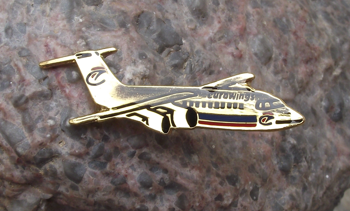 Eurowings Airlines BAE 146-200 Passenger Aircraft Tie Pin Badge - Badgecrazy