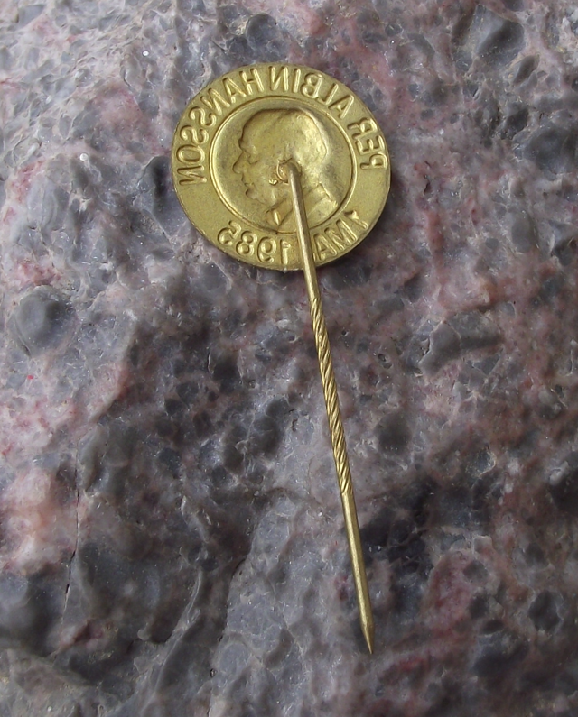1985 Sweden Swedish May 1st Labor Day Per Albin Hansson Pin Badge - Badgecrazy
