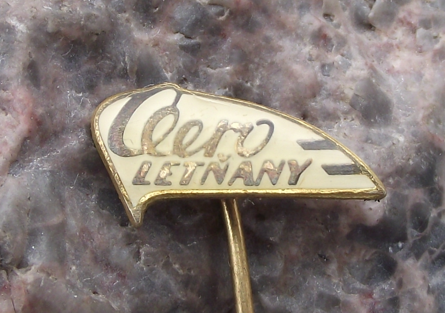 Vintage Aero Letnany Czech Aircraft Aviation Factory Pin Badge - Badgecrazy
