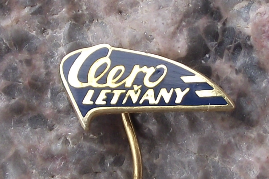 Vintage Aero Letnany Czech Aircraft Aviation Factory Pin Badge - Badgecrazy