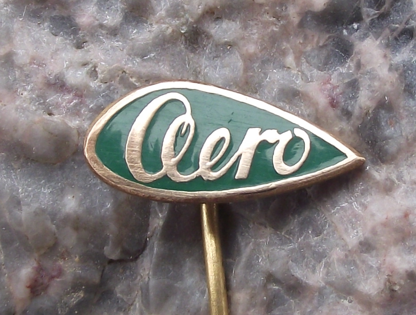 Vintage Aero Czech Aircraft Aviation Factory and Car Logo Pin Badge - Badgecrazy