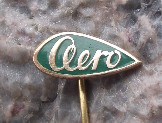 Vintage Aero Czech Aircraft Aviation Factory and Car Logo Pin Badge - Badgecrazy