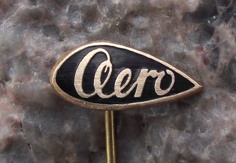 Vintage Aero Czech Aircraft Aviation Factory and Car Logo Pin Badge - Badgecrazy