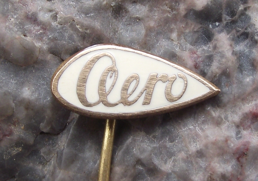 Vintage Aero Czech Aircraft Aviation Factory and Car Logo Pin Badge - Badgecrazy