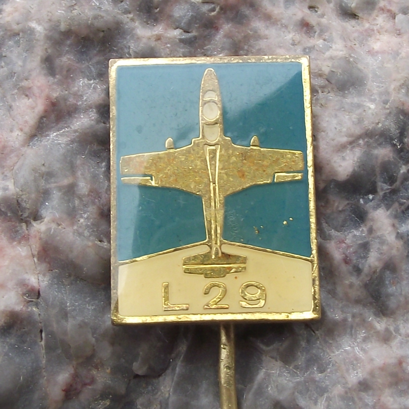 Vintage Aero L-29 Delfin Warsaw Pact Jet Aircraft Pin Badge - Badgecrazy